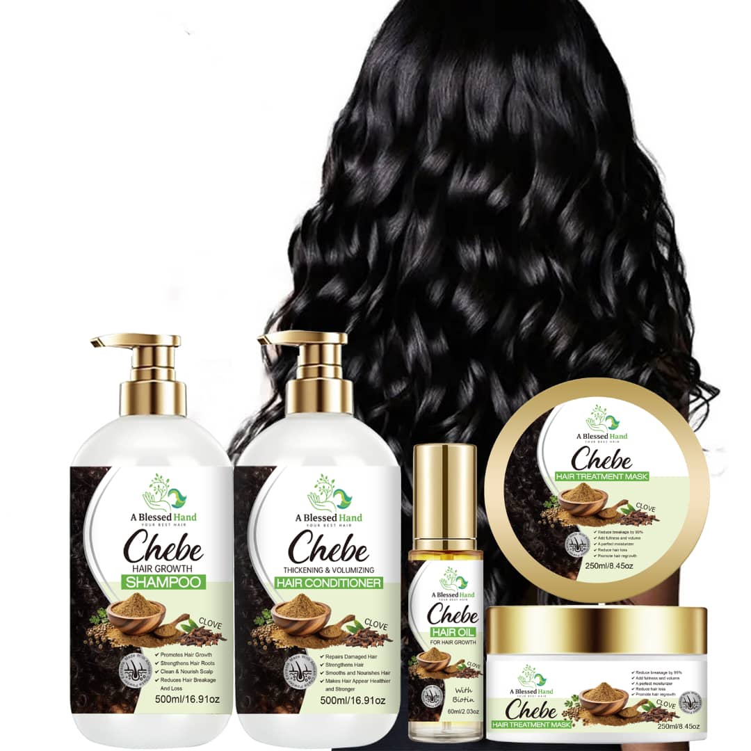 Chebe Hair Care Complete Bundle - Growth & Thickening System